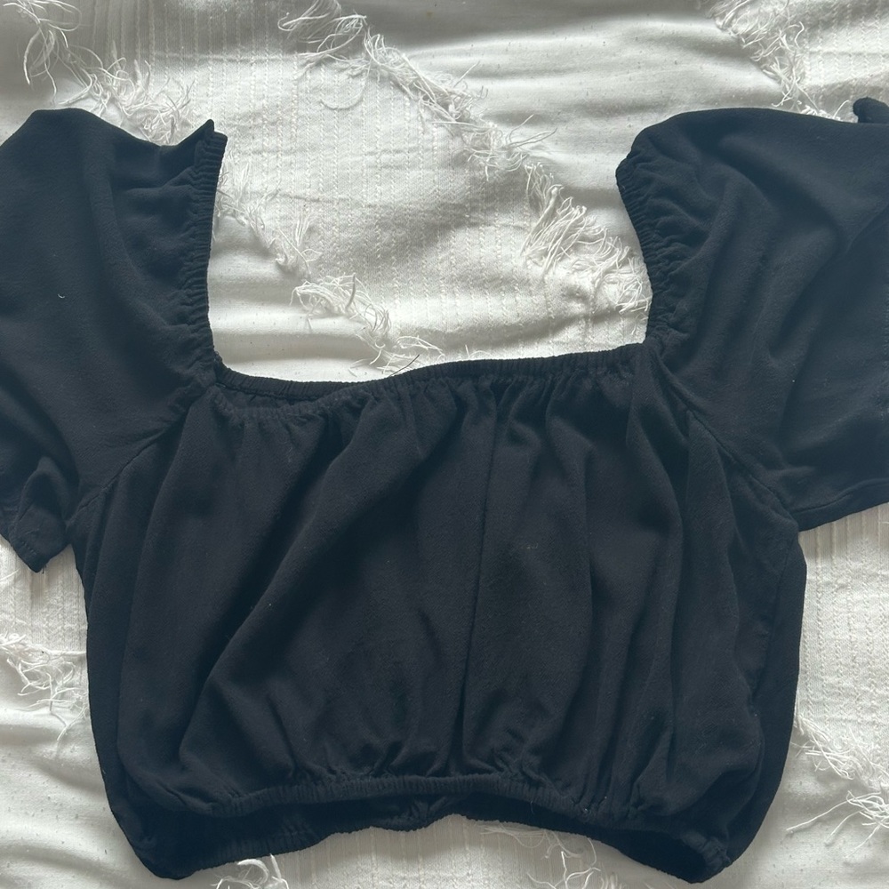 Forever 21 Black Flowy top